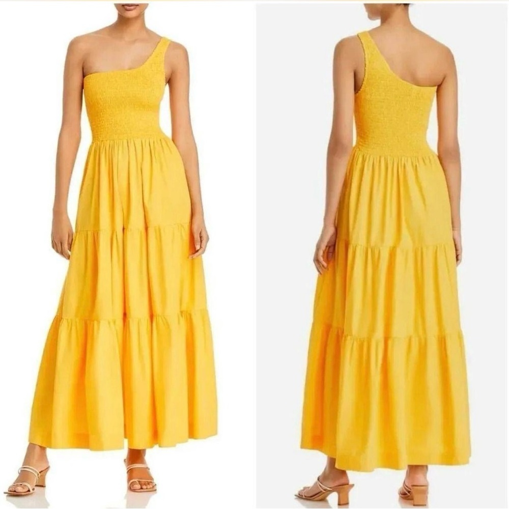 SWF Yellow One-Shoulder Maxi Dress
